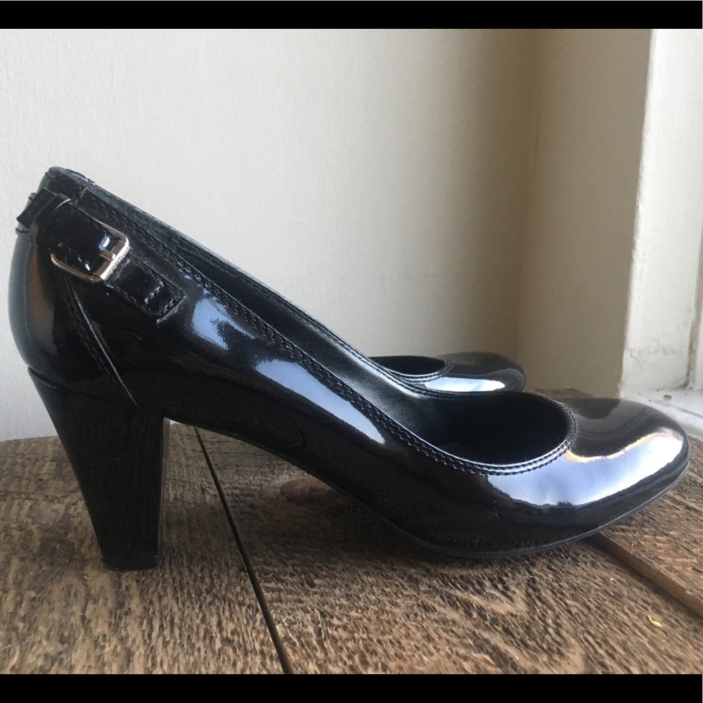 Black Patent Leather Pumps